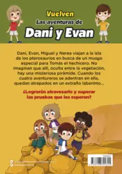 Miniatura contraportada Las aventuras de Dani y Evan 12. El laberinto del dinotauro