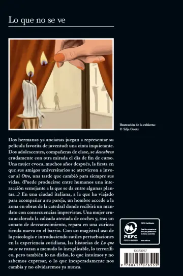 Contraportada Lo que no se ve