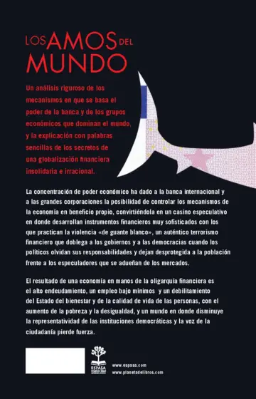 Contraportada Los amos del mundo