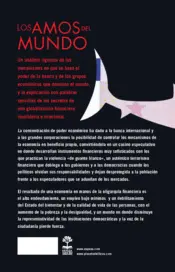 Miniatura contraportada Los amos del mundo