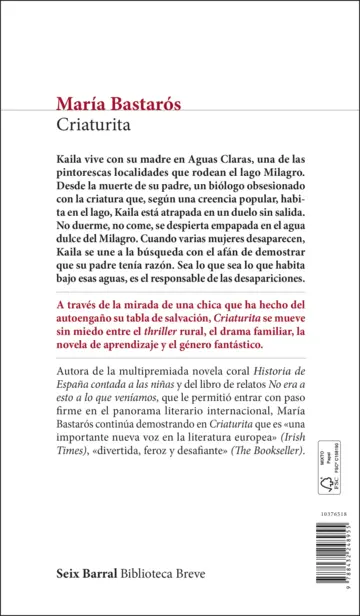 Contraportada Criaturita