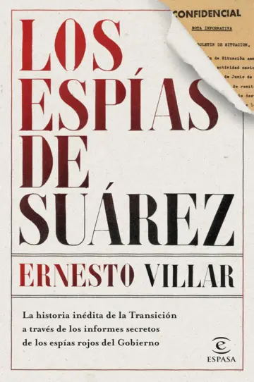 Contraportada Los espías de Suárez
