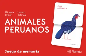 Portada Animales peruanos. Juego de memoria