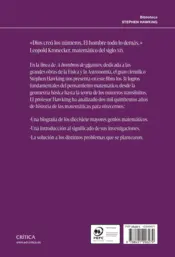 Miniatura contraportada Dios creó los números