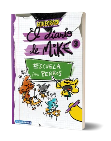 Portada El diario de Mike 3. Escuela para perros