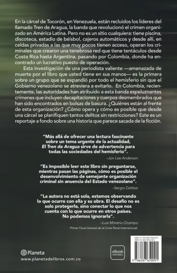 Contraportada El tren de Aragua