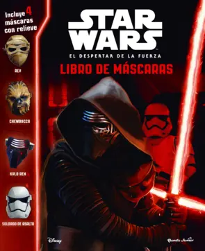 Portada Star Wars. El despertar de la fuerza. Libro de máscaras