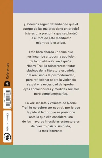 Contraportada Hambre de abolición: un manifiesto