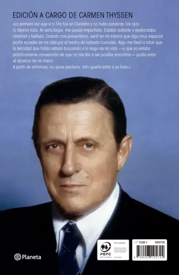 Contraportada Yo, el barón Thyssen