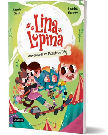 Portada Lina Lupina 3. Desventuras en Monstruo City