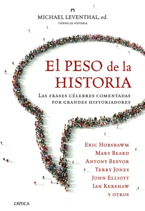 Portada El peso de la historia