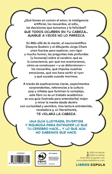 Contraportada Más allá de la mente