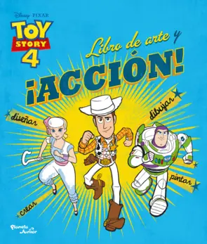 Portada Toy Story 4. Libro de arte y ¡acción!