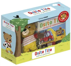 Portada Osito Tito. Libro y peluche
