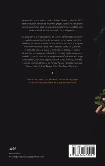 Contraportada Los mitos griegos