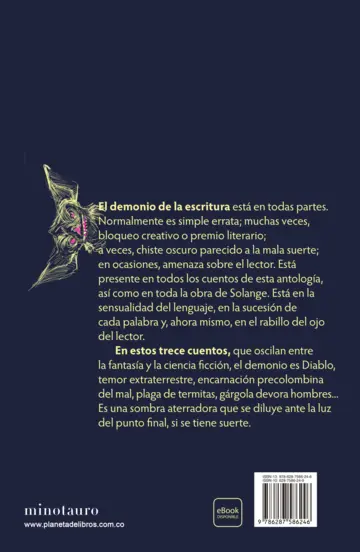 Contraportada El demonio de la escritura