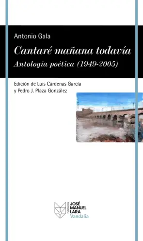 Portada Cantaré mañana todavía. Antología poética (1949-2005)