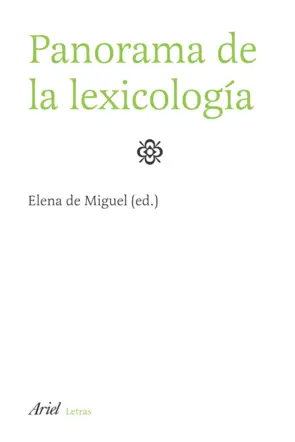 Portada Panorama de la lexicología
