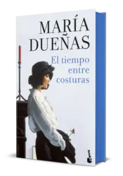 Portada El tiempo entre costuras. Edición especial con cantos decorados