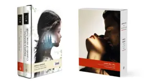 Portada Estuche Premio Planeta 2025: Vera, una historia de amor + Cuando el viento hable
