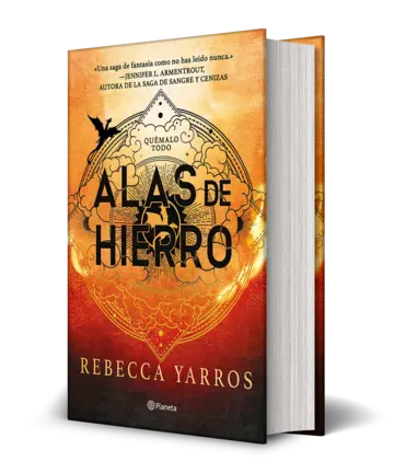 Portada Alas de hierro (Empíreo 2)