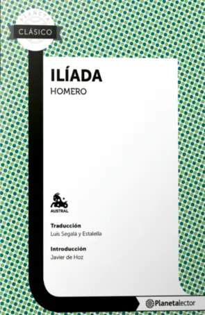 Portada Iliada - Planeta lector