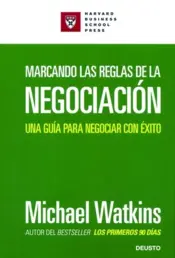 Portada Marcando las reglas de la negociación