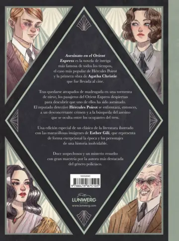 Contraportada Asesinato en el Orient Express