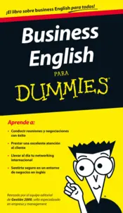 Portada Business english para dummies