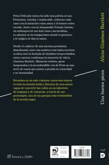 Contraportada Una buena pieza