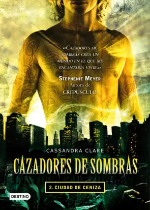 Portada Cazadores de sombras 2.Ciudad de ceniza