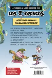 Miniatura contraportada Aprende a leer con... Los Detectives Zoopencos 9. ¡Ni un reno menos!