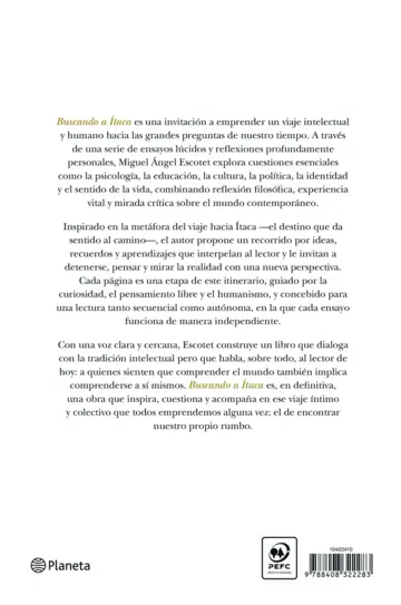 Contraportada BUSCANDO A ÍTACA