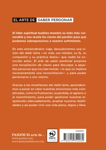Contraportada El arte de saber perdonar