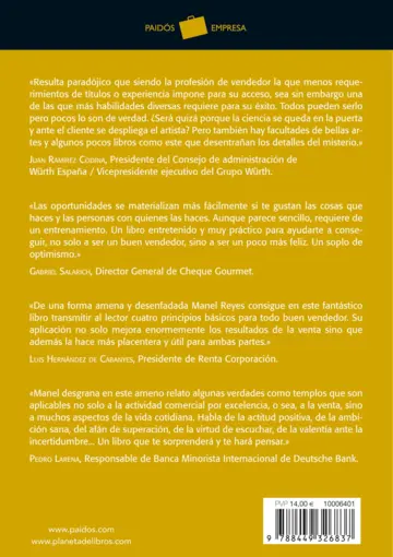 Contraportada Las 4 leyes de las oportunidades