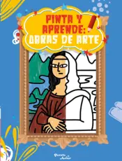 Portada Pinta y aprende: Obras de arte