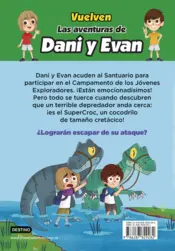 Miniatura contraportada Las aventuras de Dani y Evan 11. El ataque del supercroc