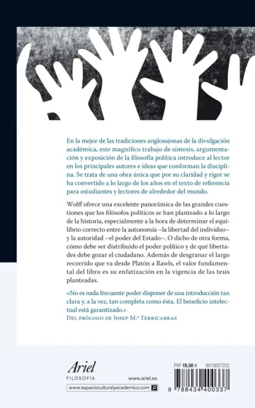 Contraportada Filosofía política