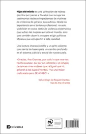 Miniatura contraportada Hijas del miedo