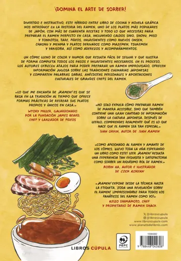 Contraportada ¡Ramen! Edición tapa blanda