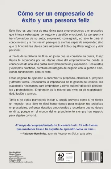 Contraportada El mapa del emprendimiento