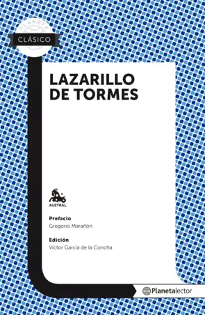 Portada Lazarillo de tormes