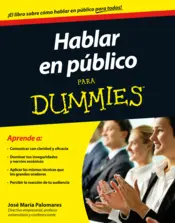 Portada Hablar en publico para dummies