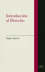 Portada Introducción al Derecho