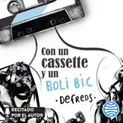 Portada Con un cassette y un BOLI BIC