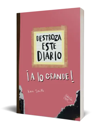 Portada Destroza este diario. A lo grande - Naranja flúor