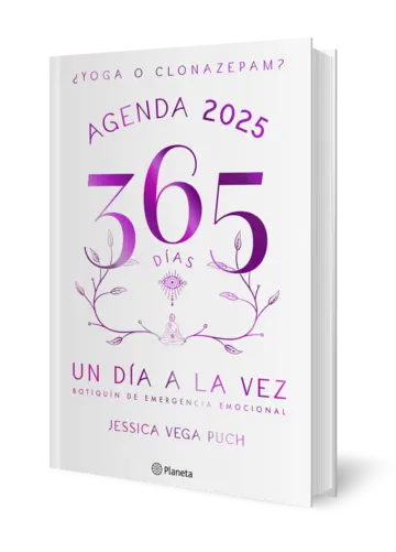 Portada Agenda ¿Yoga o Clonazepam? 2025. 365 días, un día a la vez