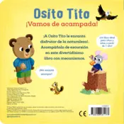 Miniatura contraportada Osito Tito. ¡Vamos de acampada!