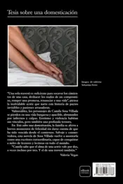 Miniatura contraportada Tesis sobre una domesticación