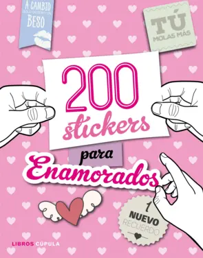 Portada Más de 200 stickers para enamorados